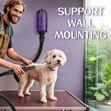 Dog Dryer High Velocity Professional Dog/Pet Grooming Force Hair Dryer/Blower - Image 2