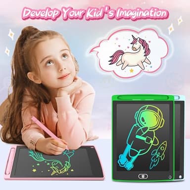 3 Pack LCD Writing Tablet, Colorful Toddler Drawing Tablet Doodle Board for Kids, Erasable Reusable Electronic Drawing Pad, LEYAOYAO Educational and Learning Toy for 3-6 Years Old Boy and Girl - Image 7
