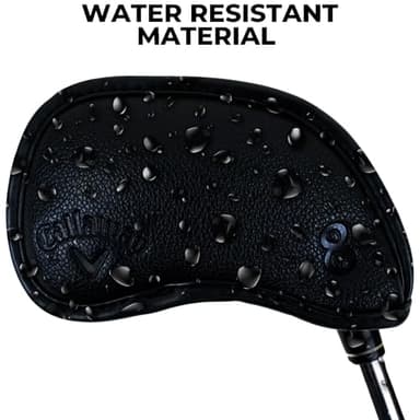 Callaway Golf Magnetic Iron Headcovers Black - Set of 10 Iron Headcovers to Protect Your Golf Clubs - Image 3