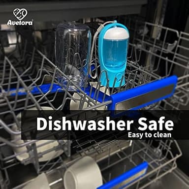 Dog Water Bottle,Portable pet Water Bottle with Food Container,Outdoor Portable Water Dispenser for Cat,Rabbit,Puppy and Other Pets for Walking,Hiking,Travel(10oz - Image 7