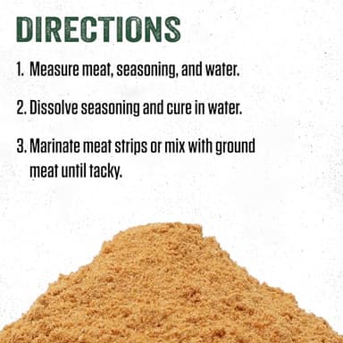 LEM Products Backwoods Mesquite Jerky Seasoning, Ideal for Wild Game and Domestic Meat, Seasons Up to 25 Pounds of Meat, 18.3 Ounce Packet with Pre-Measured Cure Packet Included - Image 5