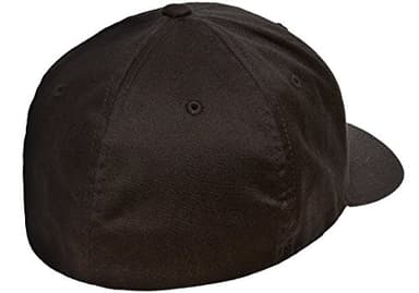 Yupoong Mens Athletic Fitted Baseball Cap, Black, Large-X-Large US - Image 2