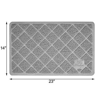 Niubya Premium Cat Litter Mat, Litter Box Mat with Non-slip and Waterproof Backing, Litter Trapping Mat Soft on Kitty Paws and Easy to Clean, Cat Mat Traps Litter from Box - Image 7