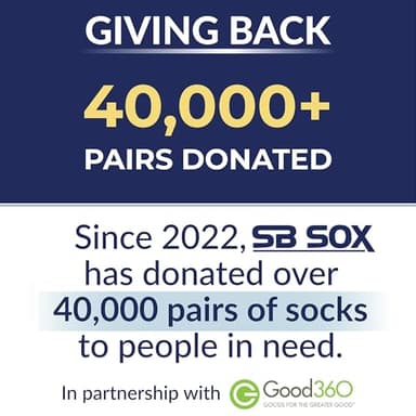 SB SOX Plantar Fasciitis Relief Socks – Ankle Brace Compression Sleeve – Arch Support for Foot Pain, Swelling, Heel Spurs – Foot Brace for Achilles Tendonitis Relief, Injury Recovery (Black, Medium) - Image 7