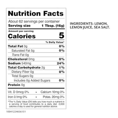 Roland Foods Preserved Lemon Paste, Specialty Imported Food, 35 Ounce Bottle, Pack of 1 - Image 2