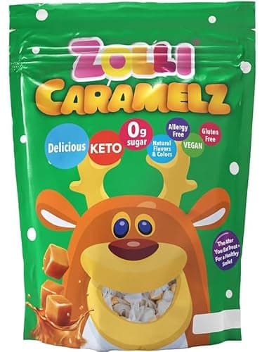 Zollipops Sugar-Free Caramelz, Teeth-Friendly Low Calorie Candy, Keto & Diabetic Friendly, Gluten-Free, Kosher, 3oz Bag - Image 6