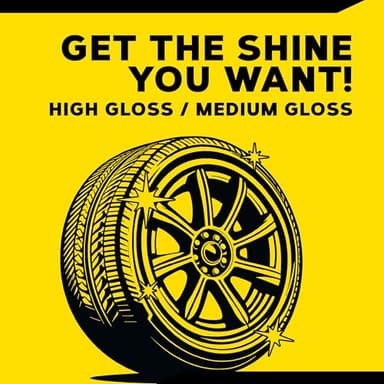 Meguiar's Ultimate Insane Shine Tire Spray - Premium Tire Dressing that Delivers a Lasting High Gloss Wet Look and is Easy to Use; Advanced Tire Shine that Bonds for a Long-Lasting Finish, 16 Oz Spray - Image 4