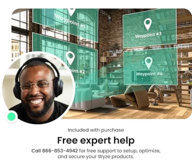 WYZE Floodlight Camera v2, Security Camera Outdoor, 2K HD with Color Night Vision, 2800-Lumen LEDs, 160° Wide View, 105dB Siren, Works with Alexa & Google Assistant, Wired, Free Expert Support - Image 2