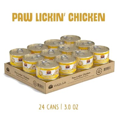 Weruva Classic Cat Food, Paw Lickin’ Chicken with Chicken Breast in Gravy, 3oz Can (Pack of 24) - Image 2