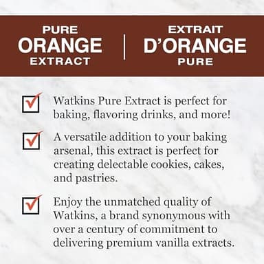 Watkins Pure Orange Extract, 2 oz. Bottles, Pack of 6 (Packaging May Vary) - Image 4