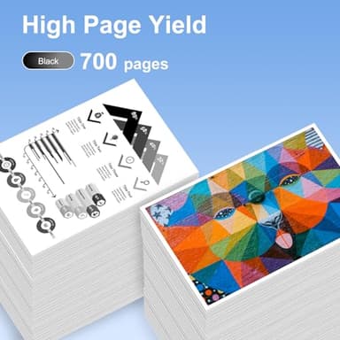 67XL Black Ink Cartridge for HP Ink 67 Replacement HP 67 Black Ink Cartridge HP67 HP67XL Envy 6055e 6000 6455e 6400 6458e DeskJet 2755e 2700 2700e 2752e 2734e 4155e 4100e Printer Ink HP 67 XL - Image 3