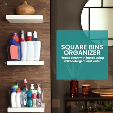 Utopia Kitchen Clear Organizer or Storage Bins - 6 Pack Pantry Organizers and Storage Bins - Large Clear Storage Containers for Organizing Fridge, Kitchen Organization - Image 5