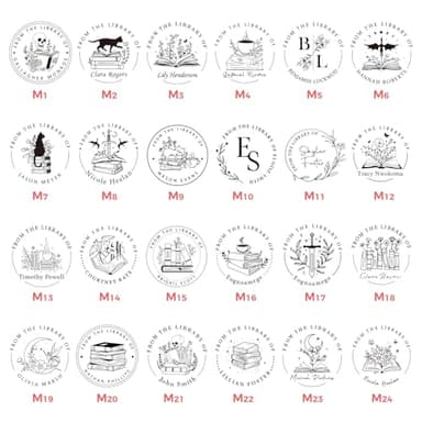 CasaFit Book Embosser Personalized - Custom Library Stamp with Metal Carving Molds | for Book Lovers/Teachers/Students Unforgettable Gift - Image 4