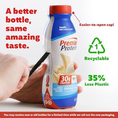 Premier Protein Shake, Vanilla, 30g Protein, 1g Sugar, 24 Vitamins & Minerals, Nutrients to Support Immune Health 11.5 fl oz, 12 Pack - Image 5