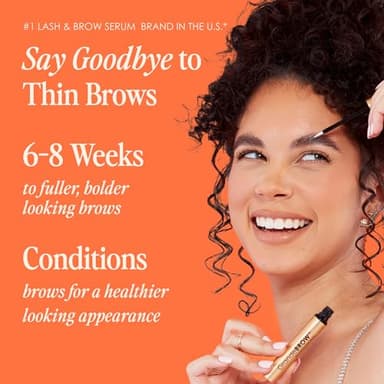 Grande Cosmetics GrandeBROW Brow Enhancing Serum for Fuller, Bolder, Looking Eyebrows - Brow Serum With Vitamins, Peptides, Antioxidants, Amino Acids, Cruelty Free - 8 Week Supply (1.5 mL) - Image 3