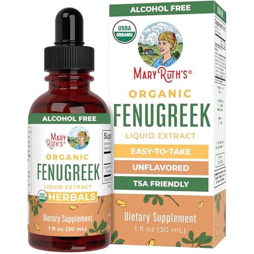 Organic Fenugreek Seed Liquid Extract by MaryRuth's | USDA Organic | Easy-to-Take | Fenugreek Seeds Supplement | Herbal Extract | Vegan | Gluten Free | Sugar Free | Non-GMO | 30 Servings - Image 1