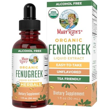 Organic Fenugreek Seed Liquid Extract by MaryRuth's | USDA Organic | Easy-to-Take | Fenugreek Seeds Supplement | Herbal Extract | Vegan | Gluten Free | Sugar Free | Non-GMO | 30 Servings - Image 1