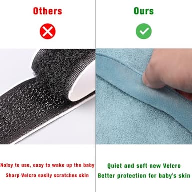 Fleece Newborn Sleep Sack Baby Swaddle,3-Way Adjustable Wearable Blanket,2 Pack Fleece Swaddling Sleeping Bag TOG 2.0， (Brown & Dark Green, 3-6 Months) - Image 6