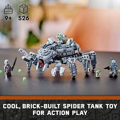 LEGO Star Wars Spider Tank Building Toy - Pretend Play Mech for Boys & Girls, Ages 9+ Years - Star Wars Toys for Fans - Gifts for Kids - 75361 - Image 2