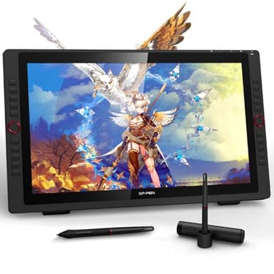 Drawing Tablet with Screen XPPen Artist 22R pro Computer Graphics Tablet 120% sRGB with Battery-Free Stylus Full-Laminated Technology, 21.5 inch Pen Display with 20 Shortcut Keys & 2 Red Dial(Black) - Image 11