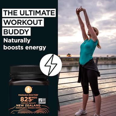 Manuka Doctor - MGO 825+ Manuka Honey Monofloral, 100% Pure New Zealand Honey. Certified. Guaranteed. Raw. Non-GMO (8.75 oz) - Image 3