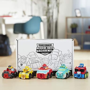 Transformers Playskool Heroes Rescue Bots Academy Mini Bot Racers Converting Robot Toy 5-Pack, 2-Inch Collectible Toy Cars (Amazon Exclusive) - Image 14