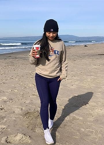 baleaf Fleece Lined Leggings Women Waterproof Thermal Winter Hiking Pants Warm Tights Skiing Running Yoga Travel Gear Black L - Image 8