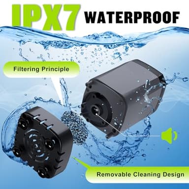 Spopal Portable Shower for Camping, [Long-Lasting] 6000mAh Rechargeable Camping Shower with Intelligent LED Display, 4 Spray Modes, IPX7 Waterproof Outdoor Camp Pump for Hiking, Travel, Car, Pet - Image 7