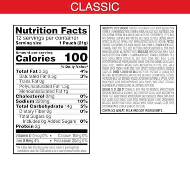 Cheez-It Snack Mix, Lunch Snacks, Office and Kids Snacks, Classic, 9oz Box (12 Packs) - Image 2