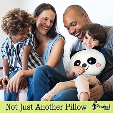 Pinwheel Crafts Beginner Sewing Kit for Kids 8-12 - Easy DIY Panda Pillow Kit - Learn to Sew - Kids Sewing Craft Gifts - Make Your Own Stuffed Animal Panda Plush Toy - Image 4