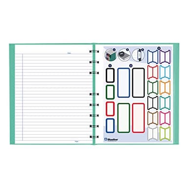Blueline Classy NotePro Notebook, Ruled, Hard Cover, Aqua, 9.25" x 7.25", 150 Pages (A35C.85) - Image 6