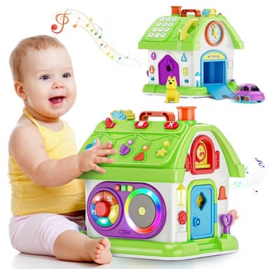 Toys for 1 Year Old Girl Boy, Montessori Musical Toy for 1 Year Old Girl Gift, First Birthday Girls Gift, Baby Toy 12-18 Months, Bilingual Educational Learning for 1+ Years Toddlers - Image 7