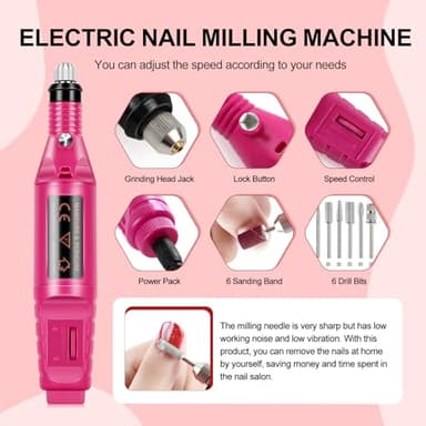 COSCELIA Gel Nail Polish Kit with U V light and Drill Starter Kit 35 Colors Gel Nail Polish with 5pcs Top Base Coat Nail Art All Seasons Professional Gel Manicure Kit DIY at Home Gifts for Women - Image 3
