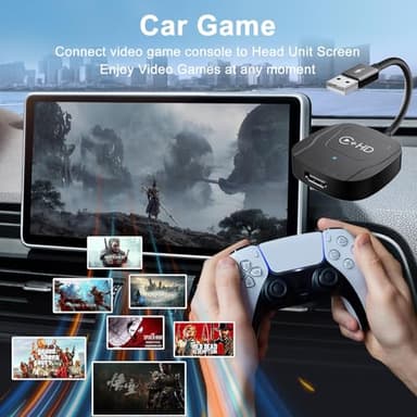 Wireless CarPlay Adapter for Apple,Plug and Play CarPlay Wireless Adapter with HDMI Input for Fire TV Sticks and Game Consoles,Fit for Cars with Factory Wired CarPlay from 2016 & iOS 10+ Phone - Image 7