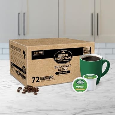 Green Mountain Coffee Roasters Breakfast Blend Single-Serve Keurig K-Cup Pods, Light Roast Coffee, 72 Count - Image 6