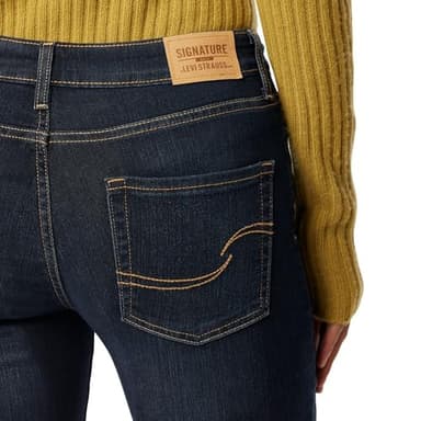Levi Strauss Signature Gold Women's Size Modern Bootcut Jeans Mid-Rise Stretch Denim (Also Available in Plus), Stormy Sky-waterless, 18, 18 Regular - Image 4