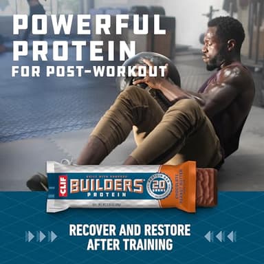 CLIF BUILDERS Protein Bars - Variety Pack - Six Flavors - 20g Plant Based Protein - Gluten Free - Non-GMO - Low Glycemic - No Artificial Sweeteners - 2.4 oz. (18 Count) - Image 7