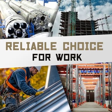 Furuian Steel Toe Boots for Men Women Comfortable Lightweight Work Boots for Men Slip Resistant High Top Steel Toe Safety Shoes Puncture Proof Indestructible Construction Boots - Image 6