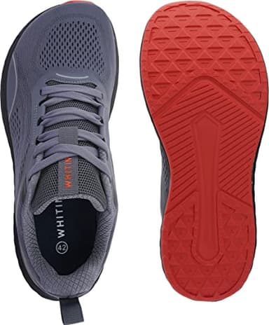 WHITIN Mens Zero Drop Wide Toe Box Road Running Shoes Size 11 Tennis Athletic Gym Sports Walking Hiking Workout Cross Training Lightweight Width Grey 45 - Image 6