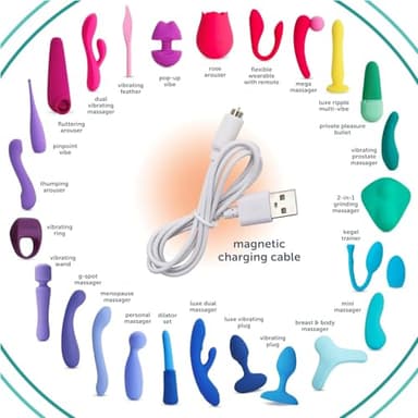 plusOne Official Magnetic Charging Cables, USB Charger, Durable Replacement DC Charging Cables, USB Adapter Cord, DC Power Cable, Plug Charging Cord, 2 Count - Image 5