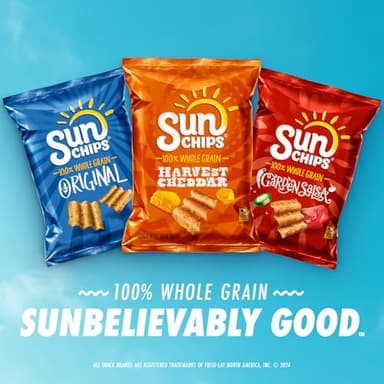 Sunchips Multigrain Chips Variety Pack, 40 Count - Image 3