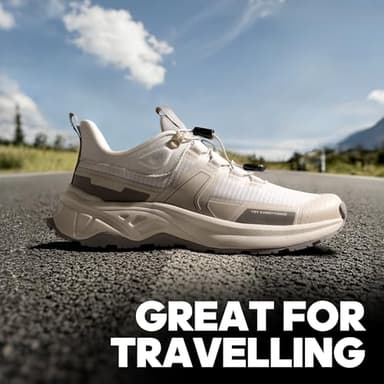 NORTIV 8 Women's Lightweight Hiking Shoes Quick Laces Outdoor Fashion Sneakers Gladiator,Size 8.5,Khaki,SNHS239W - Image 8