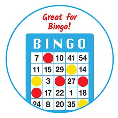 hand2mind Plastic Math Counters for Kids, Red and Yellow Counters, Math Manipulatives for Counting, Sorting, Pattern, Bingo Chips, Game Tokens, Homeschool Supplies (Set of 1000) - Image 3