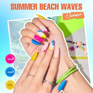MEFA Gel Nail Polish Kit with U V Light, 32 Colors All Seasons Soak Off 60 Pcs Gel Polish Nail Set with Matte/Glossy Glitter Base Top Coat Manicure Tools Nails DIY Decorations Gifts for Women - Image 4