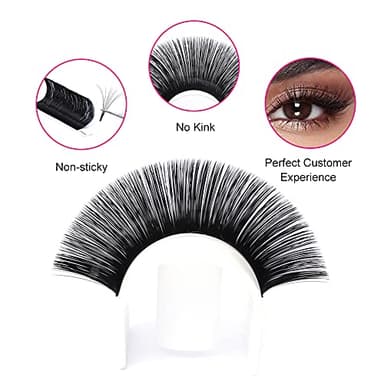 Eyelash Extensions Mega Volume Lash Extensions FADLASH 0.07mm Self Fanning Lashes D Curl 8mm Easy Fan Lashes by FADLASH (0.07-D, 8mm) - Image 3