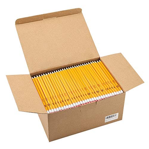 Madisi Wood-Cased #2 HB Pencils, Yellow, Pre-sharpened, Bulk Pack, 576 pencils in box - Image 1