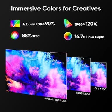 Drawing Tablet with Screen XPPen Artist 22R pro Computer Graphics Tablet 120% sRGB with Battery-Free Stylus Full-Laminated Technology, 21.5 inch Pen Display with 20 Shortcut Keys & 2 Red Dial(Black) - Image 3