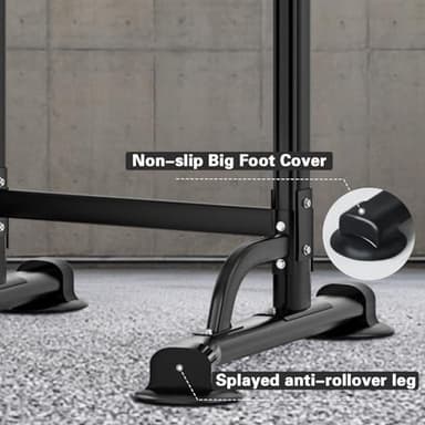 soges Power Tower Pull Up & Dip Station Multi-Function Home Strength Training Fitness Workout Station Height Adjustable, PSBB005-N - Image 6