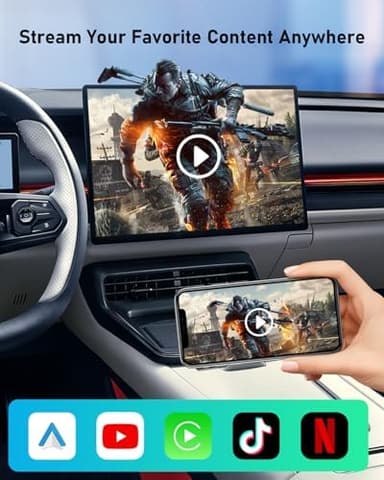 Fahren 3rd-Gen Wireless CarPlay Adapter for iPhone& Android Auto, AI Magic Box, Mini Car Play Wireless Adapter, Plug & Play, Fit with iPhone 8+/iOS10+/Android 11+ - Image 6