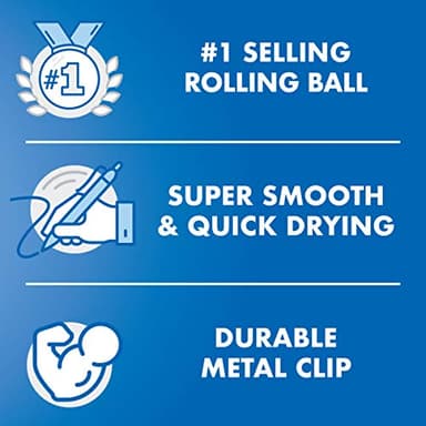 Pilot, Precise V7, Capped Liquid Ink Rollerball Pens, Fine Point 0.7 mm, Black Ink Pens, Pack of 12 - Ideal for School, Journaling & Office Writing - Image 3